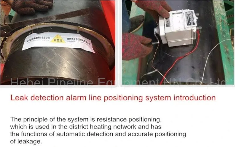 Pre-Insulated Steel Pipe Polyurethane Foam Insulation and HDPE Casing